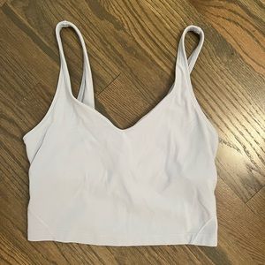 lulu lemon light blue align tank